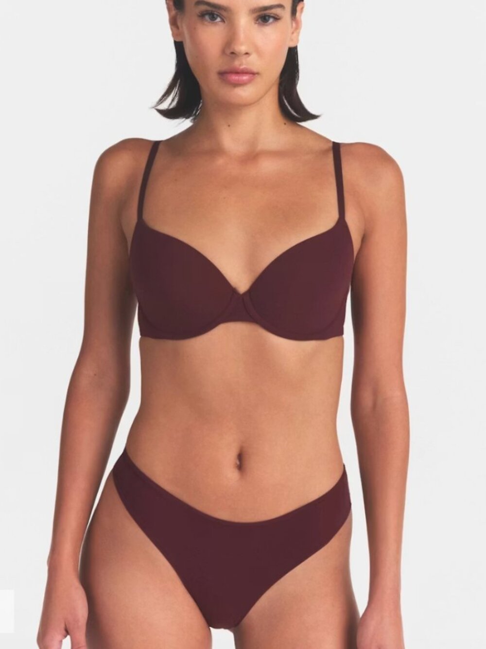 NEW SKIMS Fits Everybody Thong Currant Deep Red 2X Limited Edition NWOT